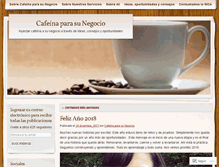 Tablet Screenshot of cafeinaparasunegocio.com